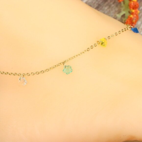 "Elegant Handmade Anklet – Delicate Jewelry for Women, MAR091538 - Picture 6 of 10